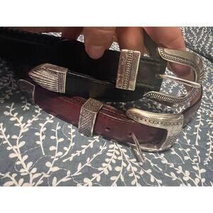 Brighton | Accessories | Mens Brighton Brown Woven Leather  display picture 1